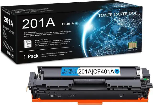 Main image of 1 Pack 201A Cyan Toner Cartridge (with Chip)