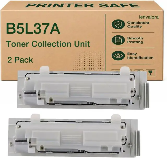 Main image of B5L37A Waste Toner Collection Unit Replacement for HP B5L37A Compatible for HP Color LaserJet Enterprise M552 M553 M554 M555 MFP M577 M578 B5L37-67901 Printers 2 Pack
