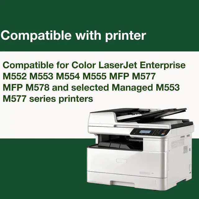 Alt view image 2 of 6 - B5L37A Waste Toner Collection Unit Replacement for HP B5L37A Compatible for HP Color LaserJet Enterprise M552 M553 M554 M555 MFP M577 M578 B5L37-67901 Printers 2 Pack