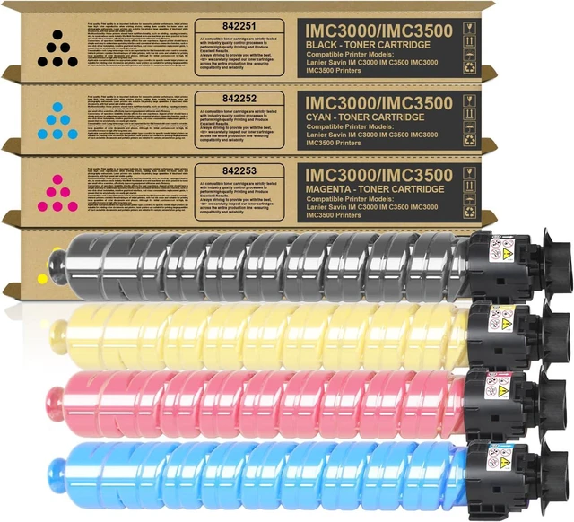 Main image of IMC3000 IMC3500 High Capacity Toner Cartridge 842251 842252 842253 842254