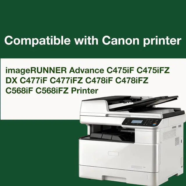 Alt view image 2 of 6 - T04 Toner Cartridge High Yield Replacement for Canon T04 T04L Toner Work for ImageRunner Advance C457 C475iF C475iFZ DX C477 C477iF C477iFZ C478iF C478iFZ C568 C568iF C568iFZ Printers