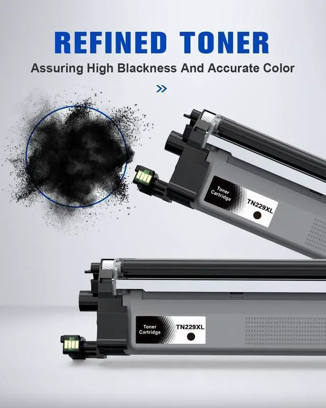 Alt view image 7 of 7 - Q-image TN229XL Compatible Toner Cartridge Replacement for TN229 XL TN-229XL Toner Cartridge Work for HL-L3220CW HL-L3280CDW HL-L3295CDW HL-L3300CDW MFC-L3720CDW HL-L8245CDW(Black,2 Pack)