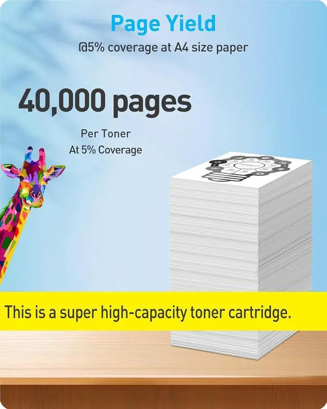 Alt view image 5 of 7 - MasaiMara W9004MC Black Compatible Toner Cartridge for HP LaserJet Managed E60065x E60055dn E60075dn E60075x E60065dn; MFP E62575z E62565h E62565hs E62555dn E60155dn E60165dn E60175dn E62655dn Printer