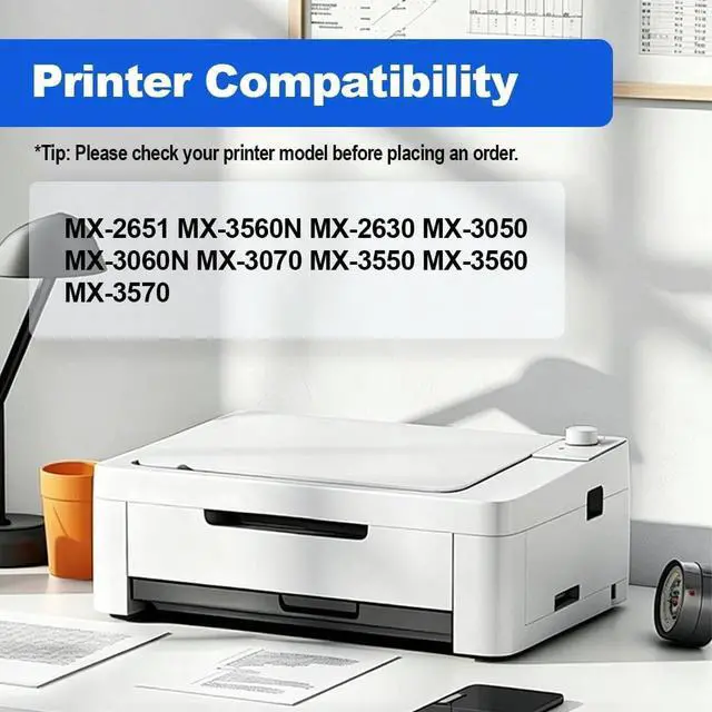 Alt view image 2 of 4 - MX-601HB Waste Toner Container Box Compatible with Sharp MX-2651 MX-3560N MX-2630 MX-3050 MX-3060N MX-3070 MX-3550 MX-3560 MX-3570 Printers