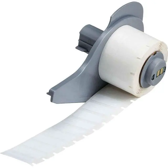 Main image of Brady M71-16-483 BradyBondz 1" Width x 0.375" Height White Color B-483 Ultra Aggressive Polyester Labels With Gloss Finish For BMP71 Label Printer (500 Per Roll)