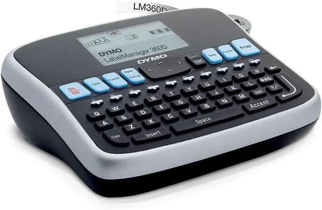 Alt view image 6 of 7 - DYMO 1754488 LabelManager 360D, 2 Lines, 2 4/5w x 7 19/25d x 5 9/10h