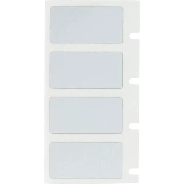 Alt view image 2 of 3 - Brady M71-17-486 BradyBondz 1" Width x 0.5" Height Silver Color B-486 Ultra Aggressive Metalized Polyester Labels With Matte Finish For BMP71 Label Printer (500 Per Roll)