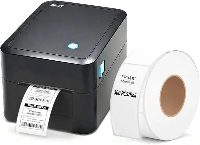 Main image of iDPRT SP320 Desktop Label Maker with 1 Roll of 300 pcs Thermal Label (1.97×3.15), Bluetooth Thermal Shipping Label Printer for Parcel Shipping, Small Businesses, Offices, and Home, Sticker Printer