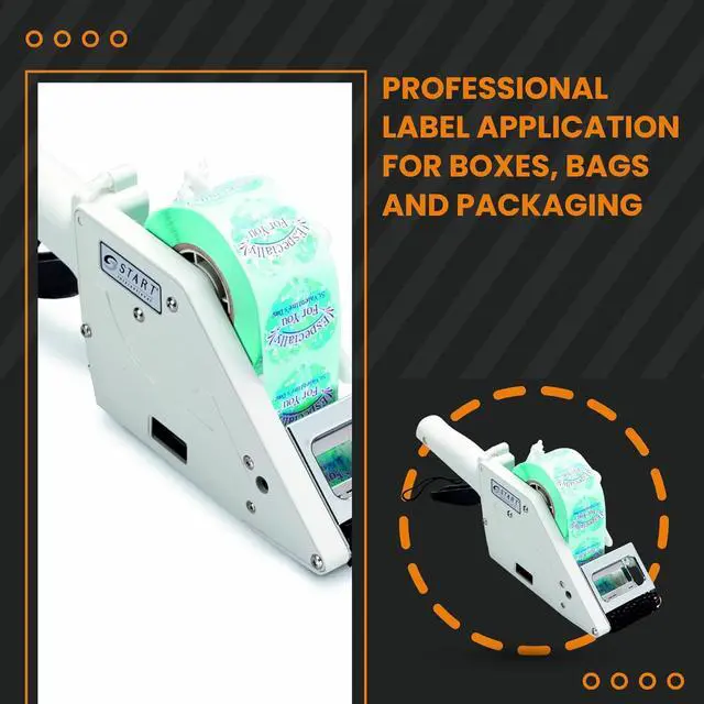 Alt view image 2 of 7 - LAP65-60 - Label Dispenser - Manual Label Applicator - Handheld Die Cut Small Labels Tool - 1-2.36 Inch - Narrow Width