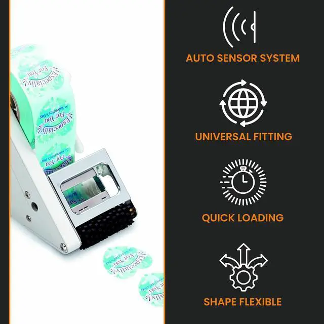 Alt view image 3 of 7 - LAP65-60 - Label Dispenser - Manual Label Applicator - Handheld Die Cut Small Labels Tool - 1-2.36 Inch - Narrow Width