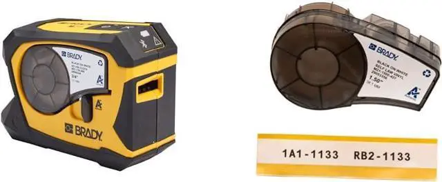 Main image of Brady M211 Portable Bluetooth Label Printer + Authentic Self-Laminating Wire Wrap Tape