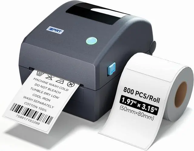 Main image of iD880 Industrial Thermal Printer with 800Pcs 1.97" × 3.15" Labels