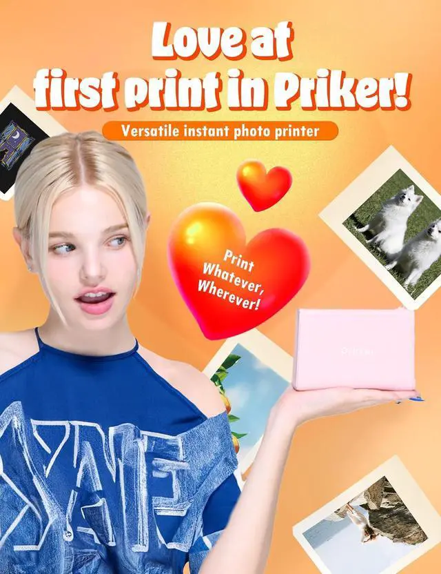 Alt view image 2 of 7 - Pricker+ Photo Sticker Printer