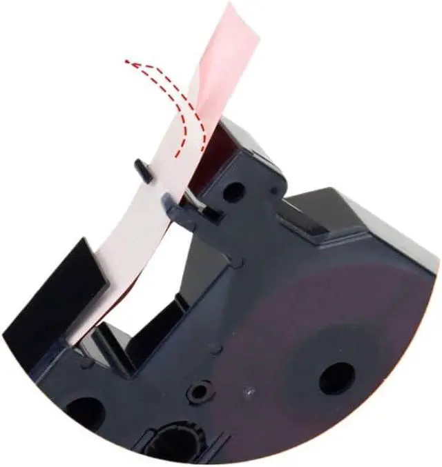 Alt view image 3 of 6 - Label Tape Cassette 10PK 6mm 43613 Black On White Compatible with LabelManager 160 5200 4200 Maker