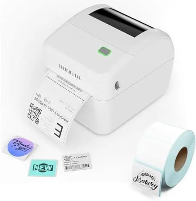 Main image of Rongta RP415 Thermal Label Printer with 2" x 2" Thermal Labels