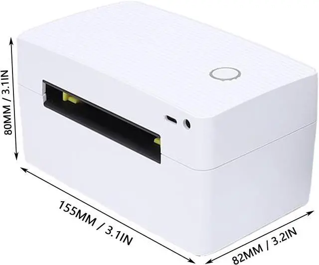 Alt view image 4 of 7 - Bluetooth Thermal Label Printer with Stand, Wireless 4x6 Shipping Label Printer for Small Business, Supports Seamless Wireless Printing, 203 DPI (US Plug)