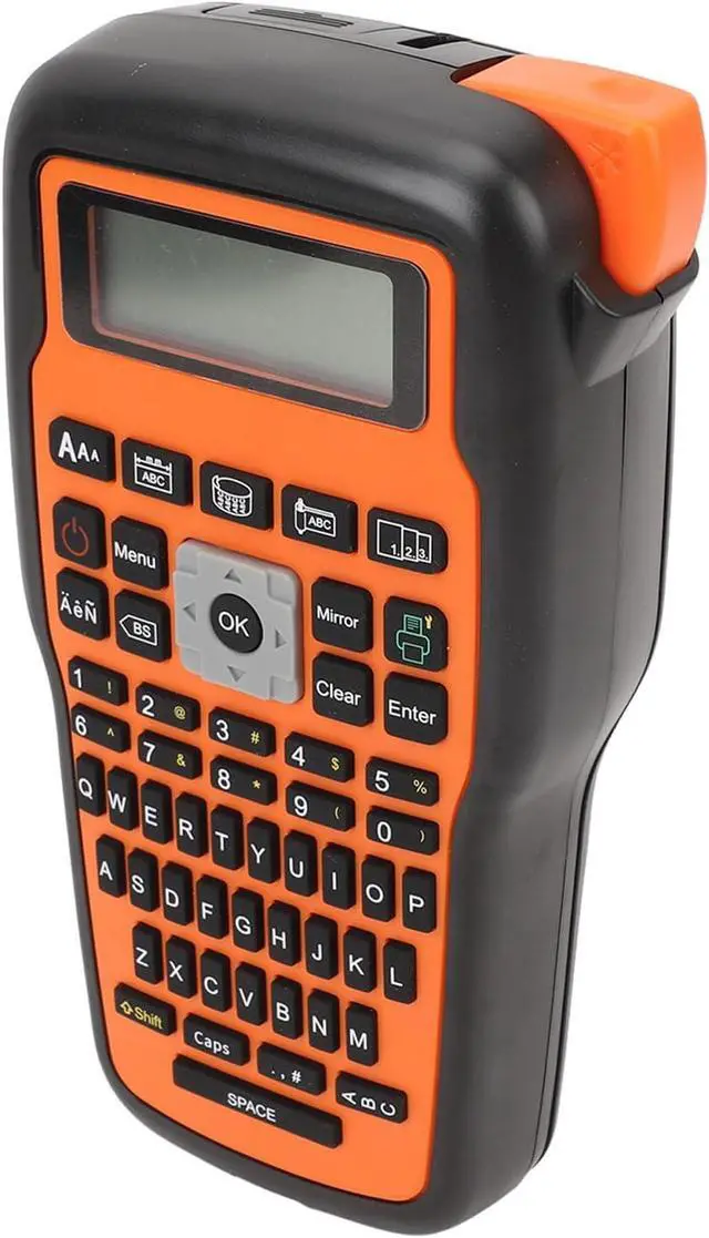 Alt view image 4 of 7 - AYNEFY Portable Mini Label Printer with Built-in Keyboard Thermal Transfer Handheld Label Maker for Cables, Toys, Office & Commercial Use Compact Cable Labeling Solution