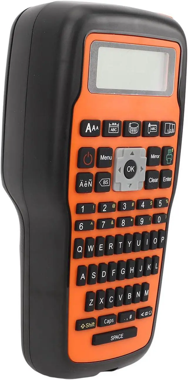 Alt view image 7 of 7 - AYNEFY Portable Mini Label Printer with Built-in Keyboard Thermal Transfer Handheld Label Maker for Cables, Toys, Office & Commercial Use Compact Cable Labeling Solution