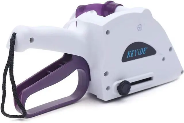 Alt view image 6 of 7 - Manual Label Applicator Round Square Flat Bottle Labeling Machine for 22-35 mm Width Label, Barcode Applicator Hand Held Label Applicator Machine Sticker Labeler for Round Square Flat Bottle