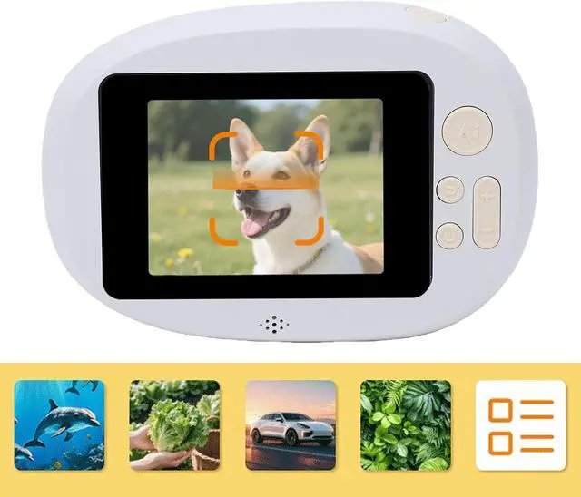 Alt view image 2 of 7 - Fafeicy AI Voice Sticker Printer, Inkless Thermal Label Printer with 2.8 Inch Touchscreen and AI Photo Recognition Voice Chat for Kids Learning at Home