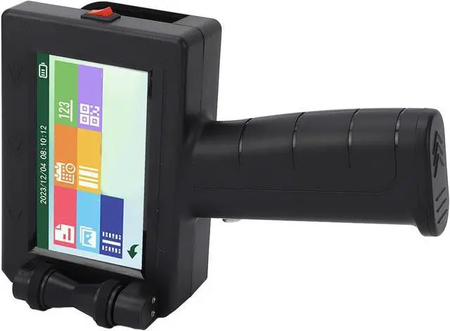 Alt view image 2 of 7 - Emoshayoga Portable Inkjet Label Printer HD Touch Screen Handheld Printer for Text Numbers Symbols Date Time Graphic Serial Number