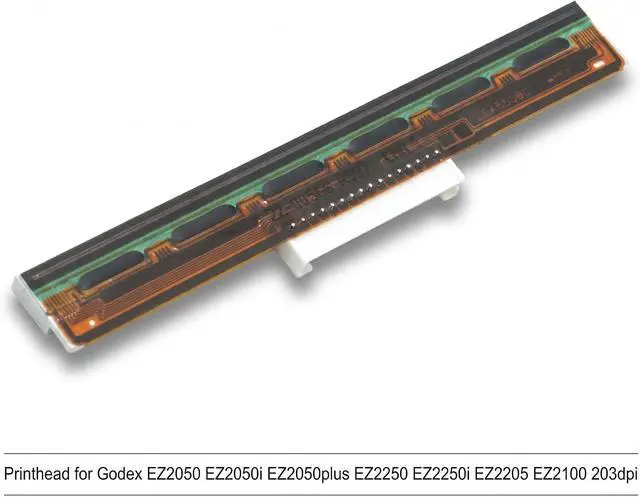 Alt view image 2 of 7 - Replacement Printhead for Godex EZ2050 EZ2050i EZ2050plus EZ2250 EZ2250i EZ2205 EZ2100 Thermal Label Printer,203Dpi,Durable and Long-Lasting
