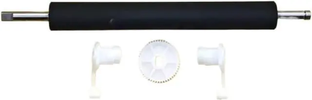 Main image of Platen Rubber Roller Kit with Clip and Gear Compatible with XP-420B XP-425B XP-450B XP-460B XP-470B XP-490B Thermal Label Printer