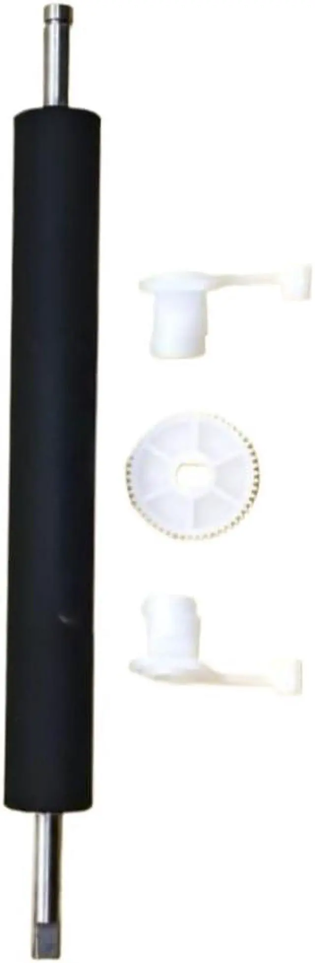 Alt view image 2 of 5 - Platen Rubber Roller Kit with Clip and Gear Compatible with XP-420B XP-425B XP-450B XP-460B XP-470B XP-490B Thermal Label Printer