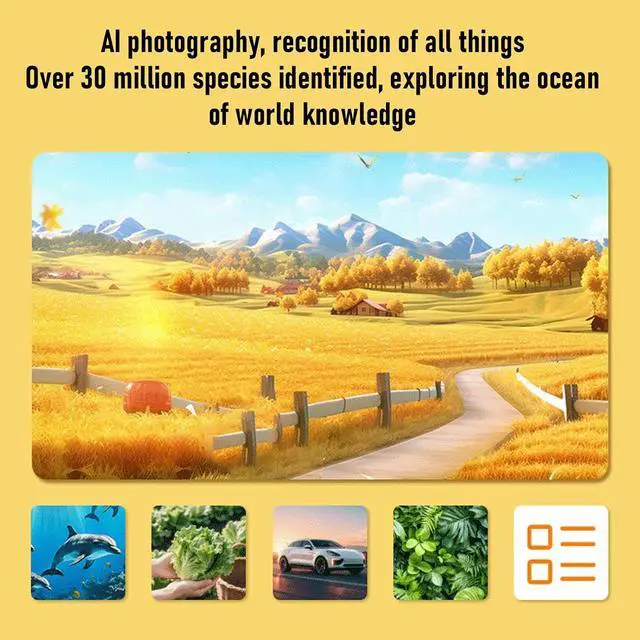 Alt view image 3 of 7 - Naroote AI Voice Sticker Printer 2.8 Inch Touchscreen Inkless Thermal Label Printer with AI Photo Recognition Puzzle Game Voice Chat for Study Notes & Organization, Creative Gift