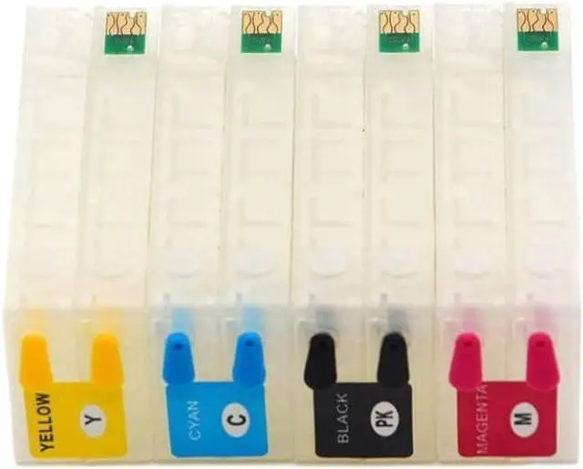Main image of 4Color SJIC22P Refillable Ink Cartridge with Chip Compatible with ColorWorks TM-C3500 TM-C3510 TM-C3520 Label Printer