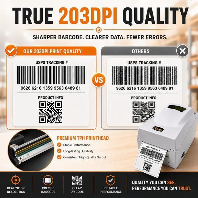 Alt view image 4 of 7 - ARGOX OS-214plus Pro 4x6 Thermal Transfer Shipping Label Printer