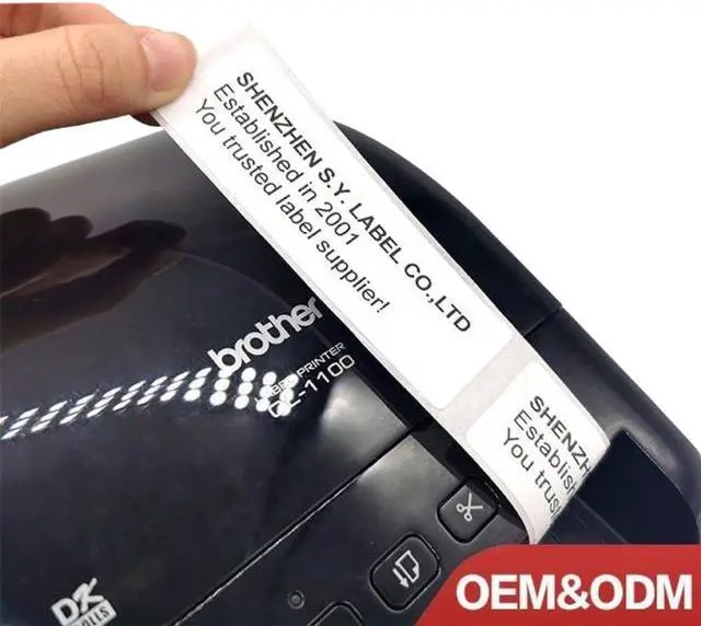 Alt view image 6 of 6 - Thermal Label Compatible with DK-1201 Strong Self-Adhesive Blank Waterproof