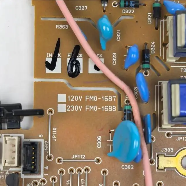 Alt view image 3 of 4 - FM4-7087 Power Supply 220V Fit for Canon MF4570dn 4550d/4450 4452 4420n MF4410 4412 D520 FM4-7059-000 Engine Control PCB FM4-7058(FM4-7058 120V)