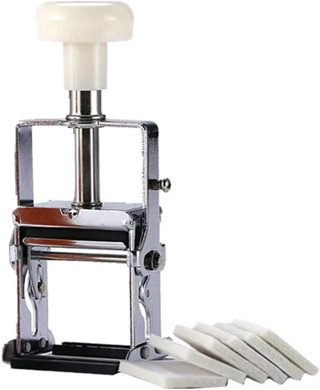 Alt view image 2 of 7 - Label Printer, Manual Production Date Coding Machine, Quick-Drying Ink, Rotary Shelf-Life Stamp, Imitation Inkjet Printer, Pad Printing