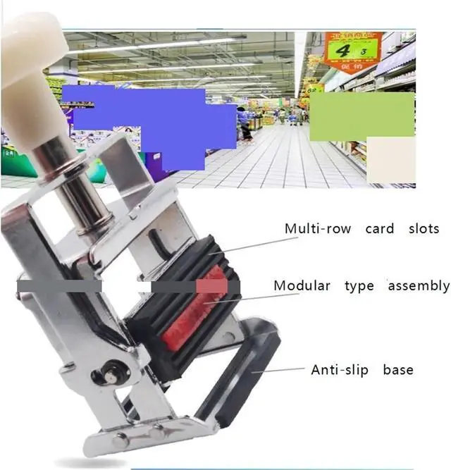 Alt view image 4 of 7 - Label Printer, Manual Production Date Coding Machine, Quick-Drying Ink, Rotary Shelf-Life Stamp, Imitation Inkjet Printer, Pad Printing