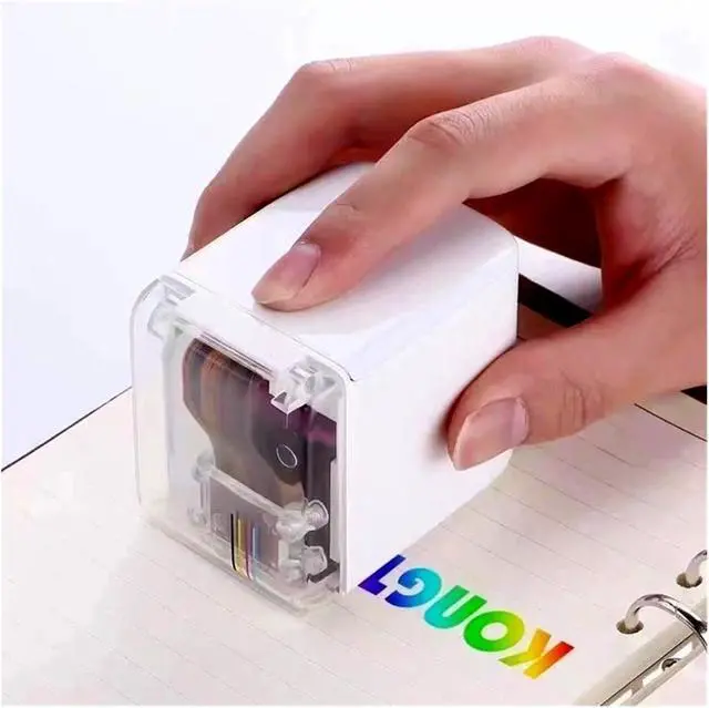 Alt view image 3 of 5 - Label Printer, Portable Inkjet Printer Mini Handheld Color Portable WiFi Mobile Deployment and Replacement Ink Cartridge Quick Print(Black Ink Cartridge)