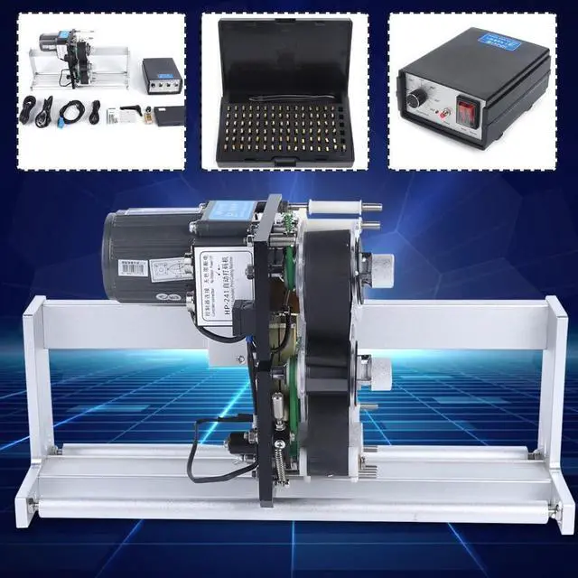 Alt view image 2 of 7 - Automatic Coding Machine, 200W 110V Hot Code Printer Electric Thermal Printing Code Printer for Ribbon Date Batch Number