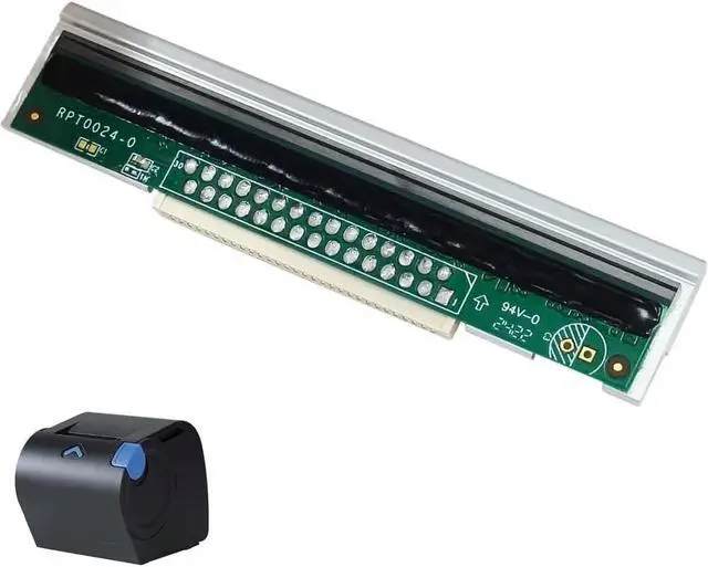 Alt view image 5 of 6 - 6145 Printhead for Toshiba IBM 6145-1TN 6145-2TC POS 203dpi Thermal Label Barcode Printer Print Head P/N:3AC00575000 Replacement Parts