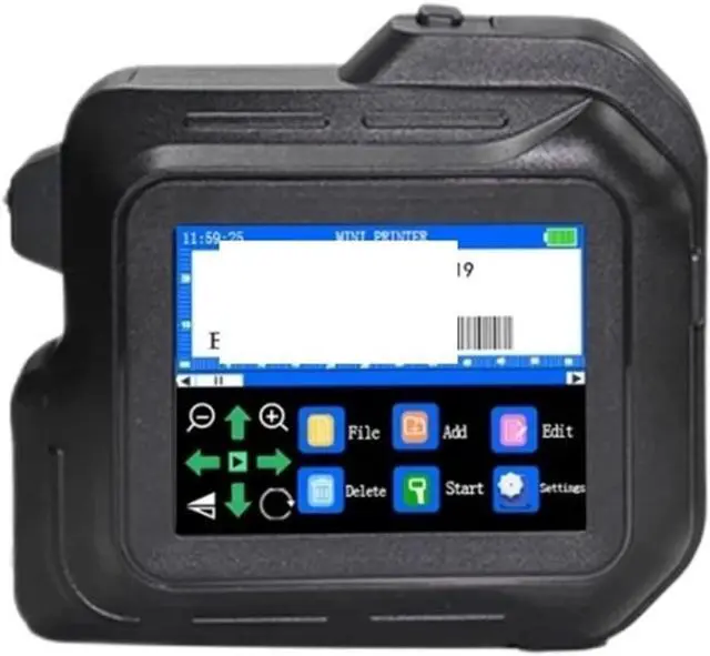 Main image of 0.5Inch Portable Mini Printer Touchscreen Inkjet Printer Expire Date QR Barcode Label Printing Machine(with 1 Ink)