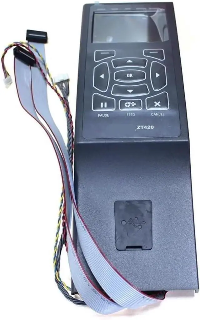 Main image of P1058930-041 Front Control Panel for Zerba ZT420 Thermal Printer 203dpi 300dpi Replacement Parts