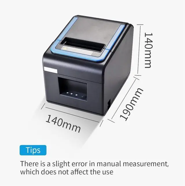 Alt view image 4 of 7 - V330M 3inch Shipping Receipt Printer 260mm/s High Speed USB LAN Interface Use for Home Office Direct Thermal Printer POS