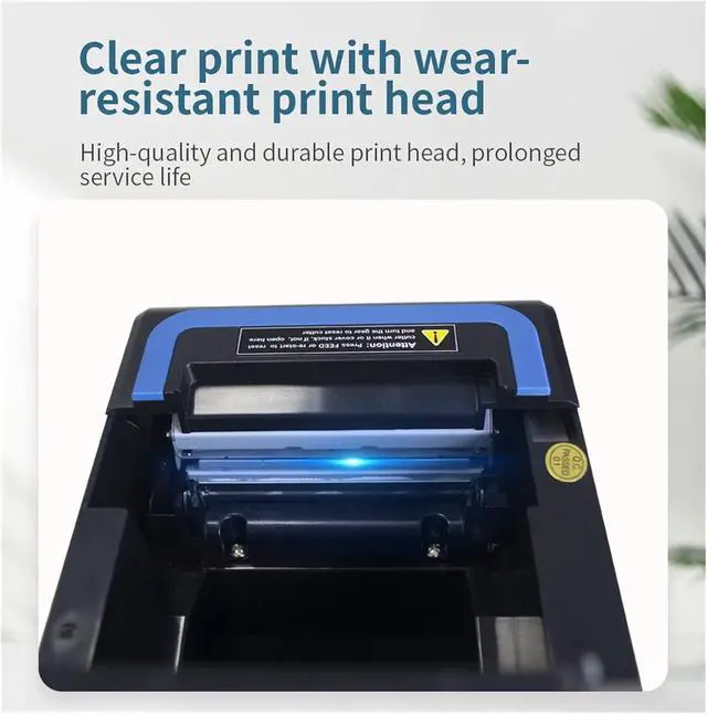 Alt view image 3 of 7 - V330M 3inch Shipping Receipt Printer 260mm/s High Speed USB LAN Interface Use for Home Office Direct Thermal Printer POS