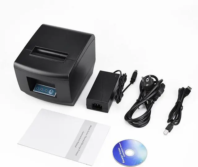 Alt view image 6 of 6 - 80mm Thermal Receipt Printers Kitchen Restaurant POS Printer with Auto-Cutter Function USB/Ethernet Port(USB Port)