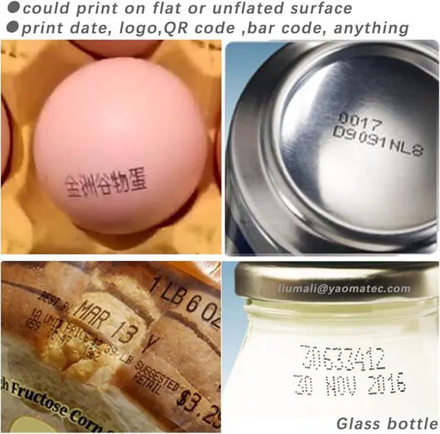 Alt view image 4 of 5 - 12.7mm Online QR Bar Batch Code Date Number Logo Expiry Date Label Portable Hand Jet Handheld Thermal Inkjet Printer