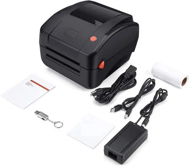 Alt view image 5 of 5 - Thermal Label Printer 300 DPI USB 4 Inches Label Printer Support Ebay Paypal Etsy Shopify Windows Mac
