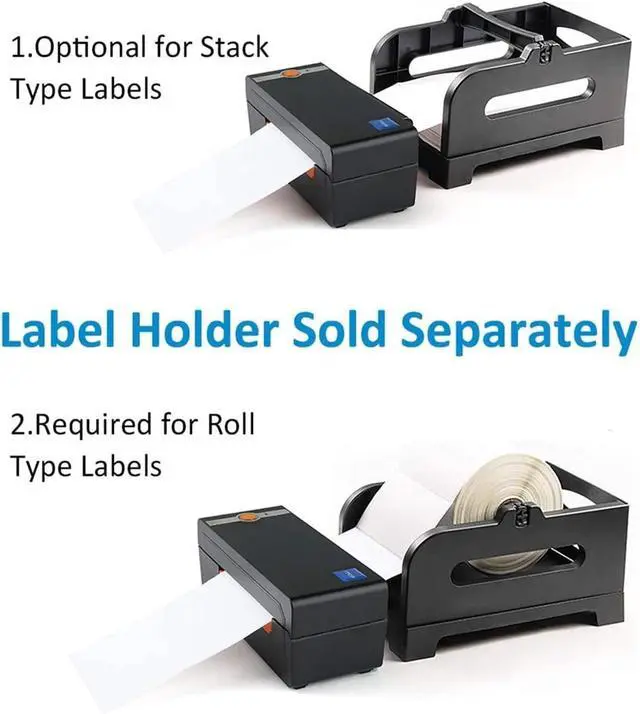 Alt view image 5 of 6 - 4 Inch Thermal Barcode Label Printer Commercial Grade High Speed Printer Compatible with USPS Barcode Printer 4x6 Printer(USB)