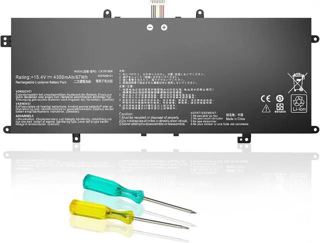 Alt view image 7 of 7 - C41N1904 C41N1904-1 Battery Compatible with ASUS ZenBook 14 UX425JA UX425UA UX425EA UX425IA UM425IA 13 BX325JA UM325UA UM325SA UX325UA UX325SA UX325EA UX325JA UX371EA UX362FA UX363JA UX363EA