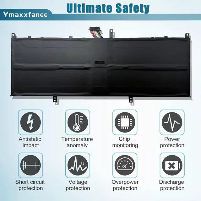 Alt view image 4 of 7 - L19C4PD1 L19M4PD1 L19D4PD1 Laptop Battery for Lenovo Ideapad Yoga 6-13ARE05 6-13ALC6 Yoga C640-13IML LTE Series 5B10U65274 5B10W67329 5B10U65275 5B10W67385 SB10W67360 SB10W67395