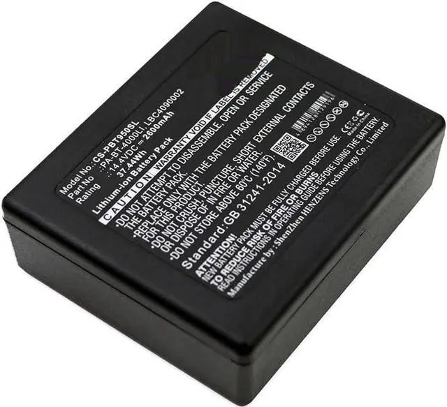 Main image of 2600mAh Battery Replacement for Brother PT-D800W PT-E850TKW PT-P950NW TD-2130NSA PTP900W TD-2130N PTP950NW RuggedJet RJ4040-K PT-E800T/TK LBD709-001 25B LBF3250001 LBC4090002 PA-BT-4000LI (14.4V)