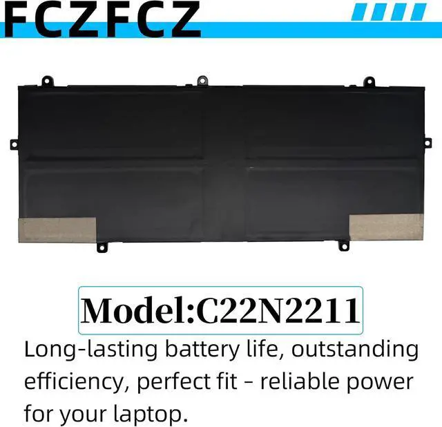 Alt view image 6 of 7 - C22N2211 Battery 75Wh 9702mAh Replacement for Asus Zenbook 14 OLED UX3405MA UX3405ZA UX3405VA Series 0B200-04400000 2ICP5/49/120-2 7.74V